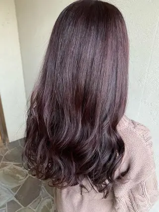 ロング カラー ami🍑艶カラー/ 髪質改善/透明感のヘアスタイル