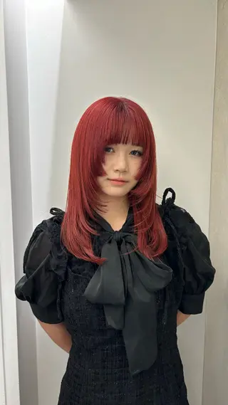 カラー ガーリーネイル hiroka🩰🎀のネイルデザイン