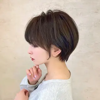 ショート カラー 荻野 峻輔/レイヤー /透明感カラーのヘアスタイル