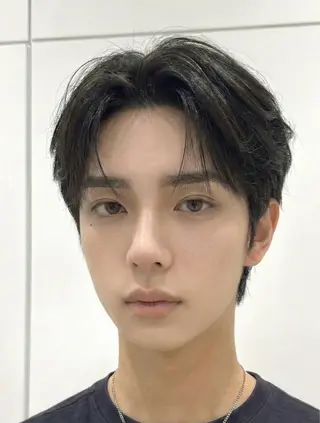 ショート パーマ メンズ ダウンパーマ/韓国 ヘア/ブリーチ/桑本のヘアスタイル