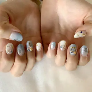 ネイル 💎🐰 saki. m 🐰💎のネイルデザイン