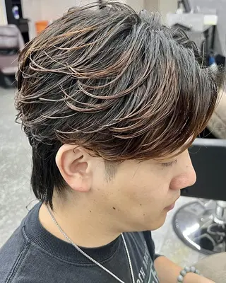 パーマ メンズ GLOP HOMME 店長　アオトのヘアスタイル
