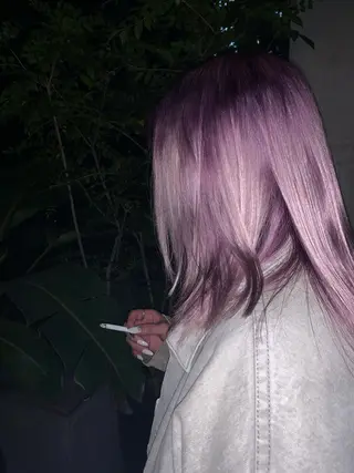 カラー 國井 廉のヘアスタイル