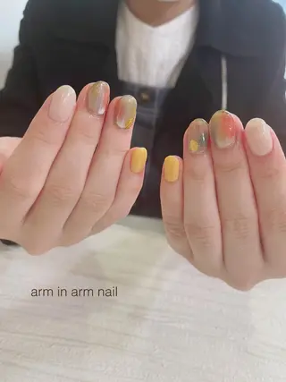 ネイル arm in arm ︎✿Yamamotoのマツエク・マツパデザイン
