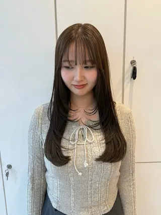 ロング カラー neneka レイヤーカット🍀のヘアスタイル