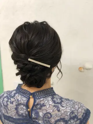 セミロング 六本木/ヘアセット /hairmakeのヘアスタイル