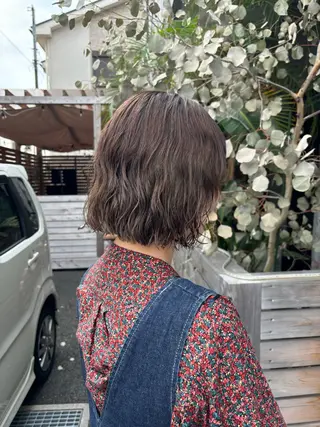 ミディアム カラー SOL Matsumuraのヘアスタイル