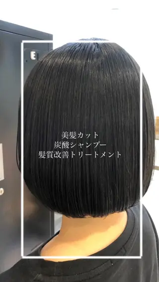 ショート 艶質改善/縮毛矯正 ササキナツミのヘアスタイル
