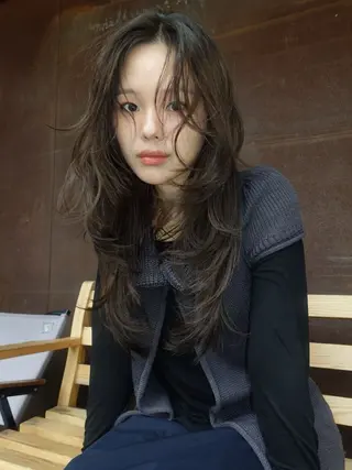 ロング 梅原 大和のヘアスタイル