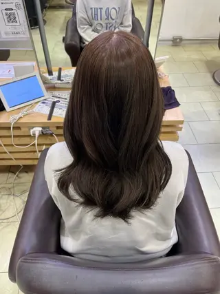 セミロング waka❤️✨ レイヤーボブ/ネイルのヘアスタイル