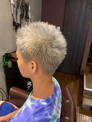 ショート カラー メンズ 💜ハナエ💜 オーダーメイド美髪✨のヘアスタイル