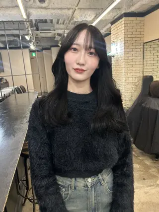 ロング カラー 地毛風艶カラー🌿 喜多夏海のヘアスタイル