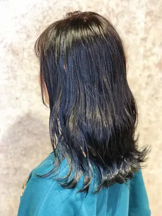 ミディアム カラー 🫟Blanco🫟 Color&Careのヘアスタイル