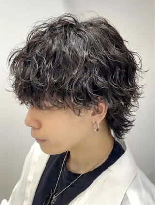 パーマ メンズ 🎀メンズパーマ☆ 艶カラー☆Syuriのヘアスタイル