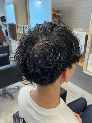 パーマ メンズ メンズ特化/パーマ/ フェードWATARUのヘアスタイル