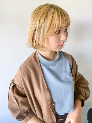 ミディアム カラー 栄・伏見 JOULE'Sのヘアスタイル