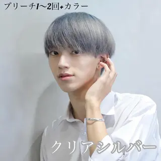 カラー ヘアアレンジ メンズ 飯塚 想のヘアスタイル