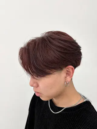 ショート メンズ 佐竹 兜のヘアスタイル
