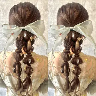 ロング ヘアアレンジ ヘアメ🎀推しカラー 🥣横浜/しほ🧸のその他イメージ