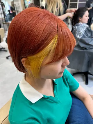 ショート カラー 髪質改善AUSTIN登戸所属・ICHIKA/暖色 カラー / Wカラーのヘアスタイル