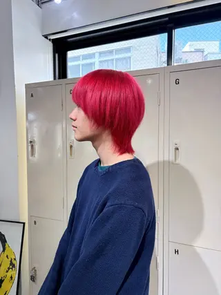 メンズ 高明度ハイトーン× ショート/莉音🧤のヘアスタイル