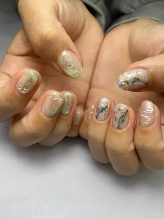 ネイル 草加ニュアンスネイル 🌚hersのネイルデザイン