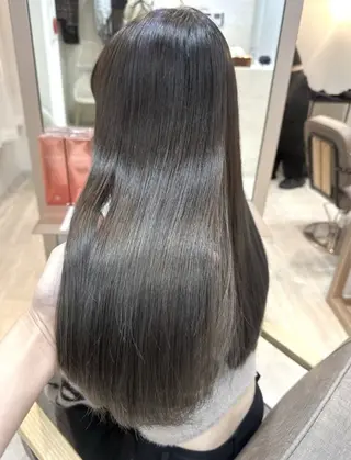 ロング 💘Kurea💘 艶髪/韓国/暗髪のヘアスタイル