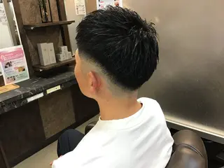 ショート メンズ メンズパーマ特化 カバヤマ　リョウのヘアスタイル