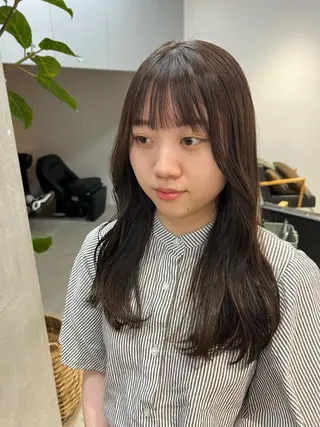 ロング カラー le'a所属・谷町/Le'a /竹原しおなのヘアスタイル