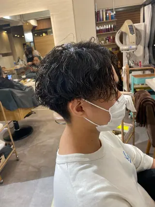 パーマ メンズ カットモデル募集中/ はしぐち はるとのヘアスタイル