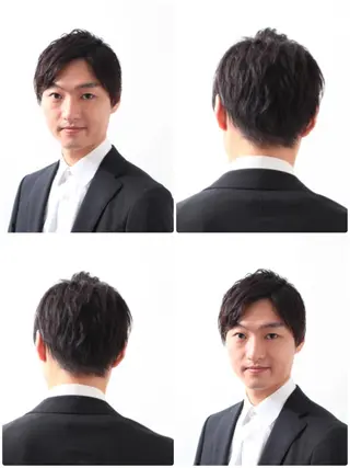 メンズ レイヤー／パーマ 西山賢志のヘアスタイル