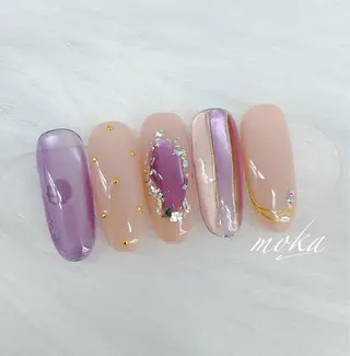 ネイル 胡蝶蘭レディースサロ ンNailMOKAのネイルデザイン
