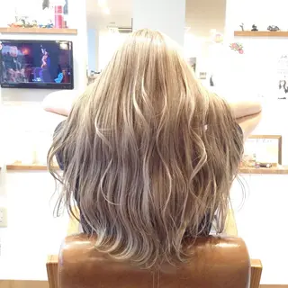 ロング カラー 辨天 勇介のヘアスタイル