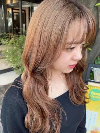 カラー 🩶韓国艶髪🇰🇷 下本夕綺のヘアスタイル