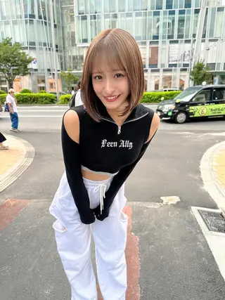 ミディアム カラー 市原 大翼のヘアスタイル