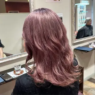 セミロング カラー 柔らかいcolor ￤韓国￤🩰マユ🩰のヘアスタイル