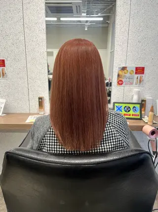 ミディアム カラー 🍓艶髪/艶カラー ハイトーン/しんたにのヘアスタイル