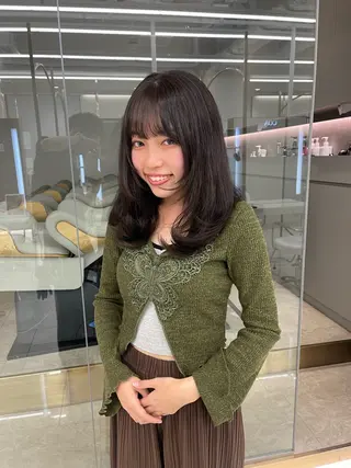 ミディアム 銀座🌈カラー美容師 佐藤ルイのヘアスタイル