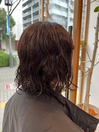 カラー パーマ kuschel ホリグチのヘアスタイル