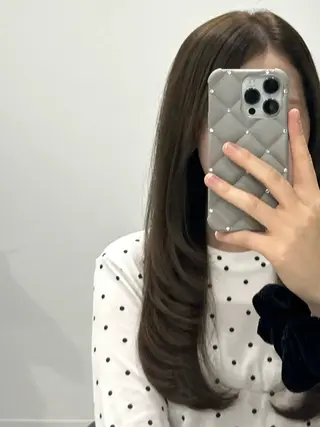 ロング カラー nu所属・nu ✧︎*。のヘアスタイル