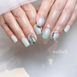 ネイル 大人可愛いネイル🎗 Hinaのネイルデザイン