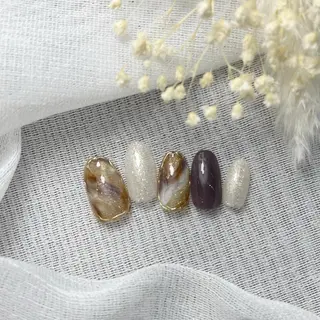 ネイル ⭐︎休業中の練習⭐︎ JNA認定講師髙橋のネイルデザイン