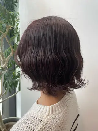 ミディアム カラー stair:case 武蔵小杉店所属・艶カラーリスト 牛込萌香のヘアスタイル