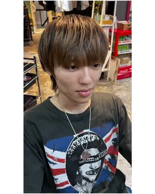 ショート メンズ 艶×透明感カラー♡ カットモデル募集中のヘアスタイル
