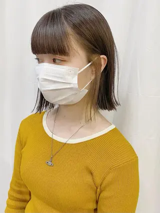 ショート カラー レイヤーカット/ 縮毛矯正/ミサキ💐のヘアスタイル