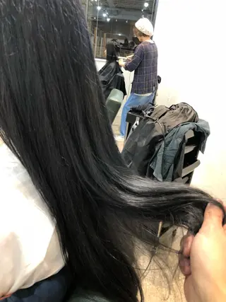 ロング カラー 佐々木 政徳のヘアスタイル