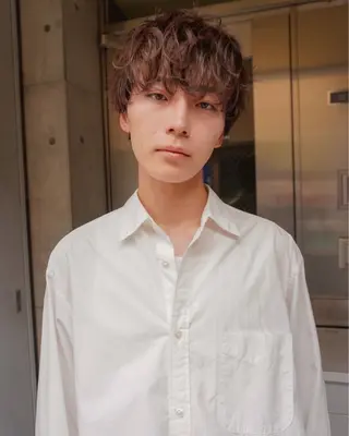 パーマ メンズ green ueno所属・ウチダ 🦖メンズカットのヘアスタイル