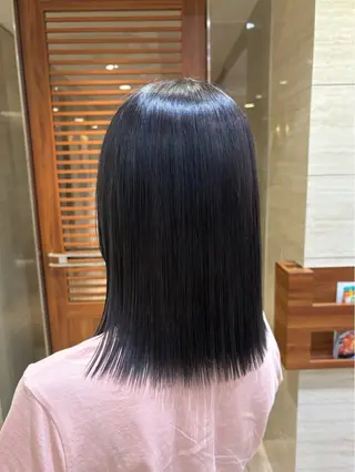 セミロング 暖色カラー/艶カラー /さらん🩷のヘアスタイル