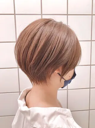 ショート 【赤み消しカラー】 中野浩太のヘアスタイル