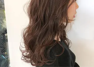 ロング カラー 中山 天地のヘアスタイル